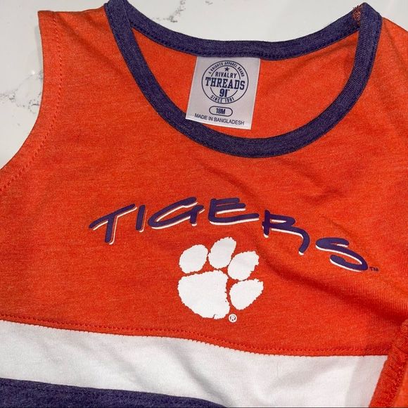 Clemson Tigers Dress with Diaper Cover - 18 mths - Picture 3 of 7